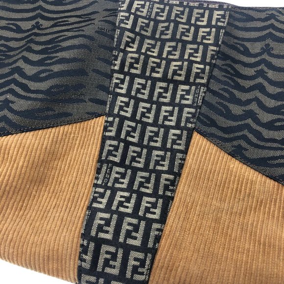 Fendi Zucca Animal Print Hobo Bag - Picture 2 of 11